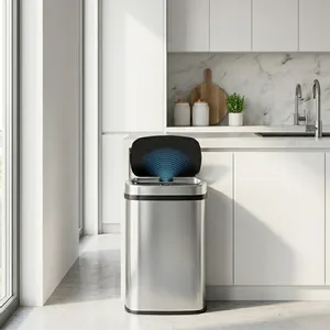 Cesto de Basura Frávega Home con Sensor 50 Litros