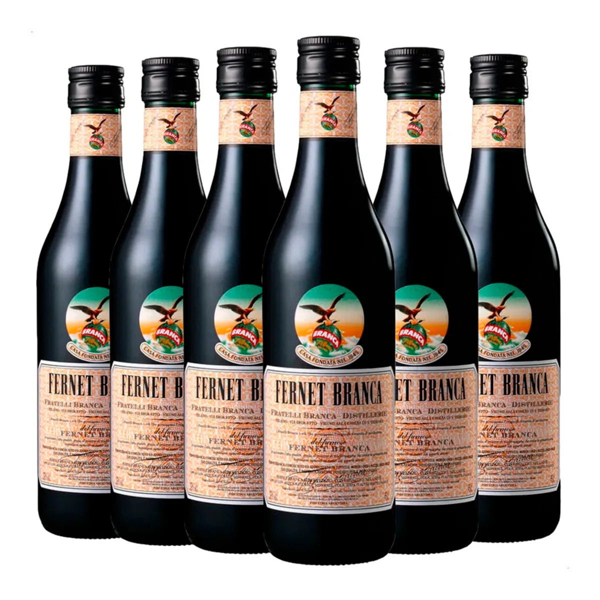 Fernet Branca 750 ml Caja x6 Unidades